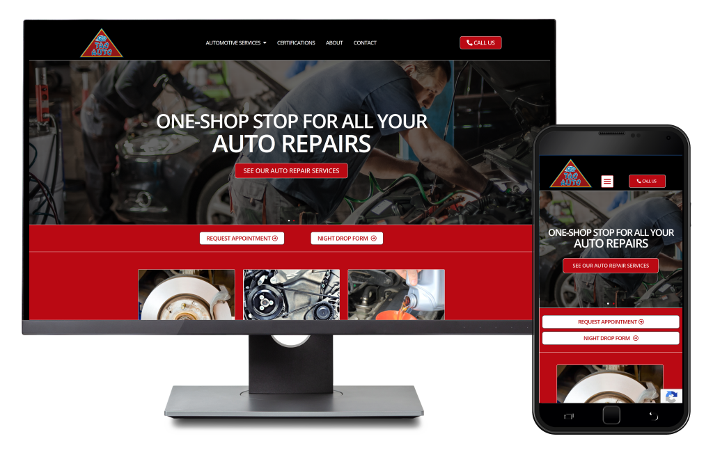 Tao Auto Website Design by BizCom Global