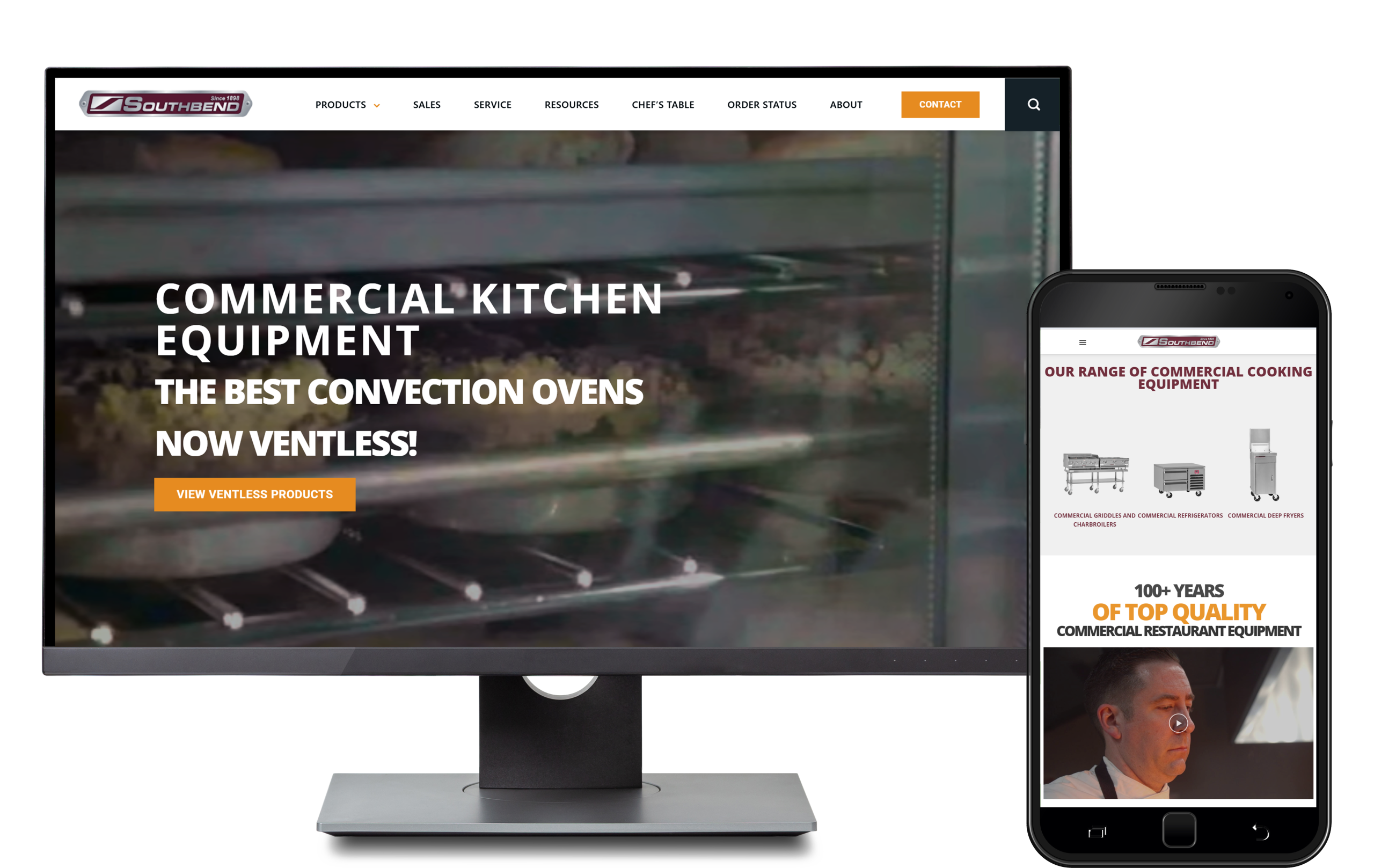 Southbend Website Design by BizCom Global